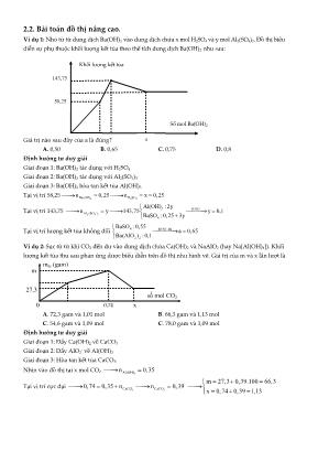Luyện thi THPT Quốc gia môn Hóa học - Bài toán đồ thị